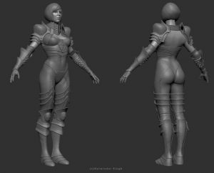 CROSS greyscale render